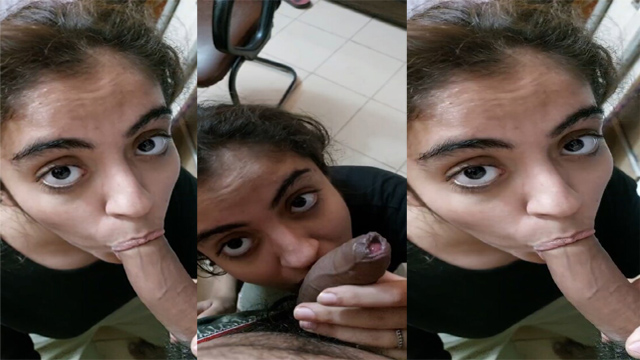 Horny Cute Girl Blowjob Video