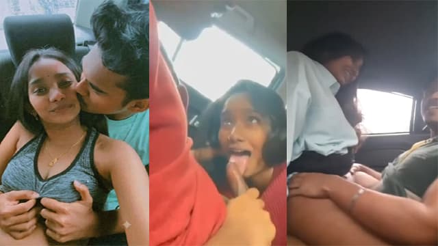 Malaysian Cute Teacher Fucking Boyfriend In Car – Outdoor Fuck